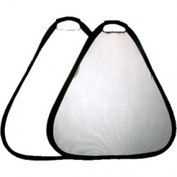 Отражатель треугольный Mircopro TR-052 silver-white 80 см
